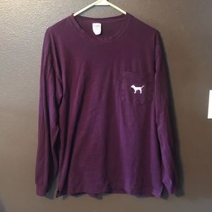 Victoria’s Secret Pink long sleeve campus t